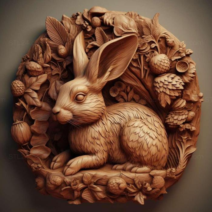 Nature and animals (Suzuki Lapin 3, NATURE_1687) 3D models for cnc